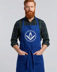 Filled Circle Square & Compass Cooking Kitchen Apron