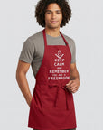 Keep Calm and Remember You are a Freemason Cooking Kitchen Apron