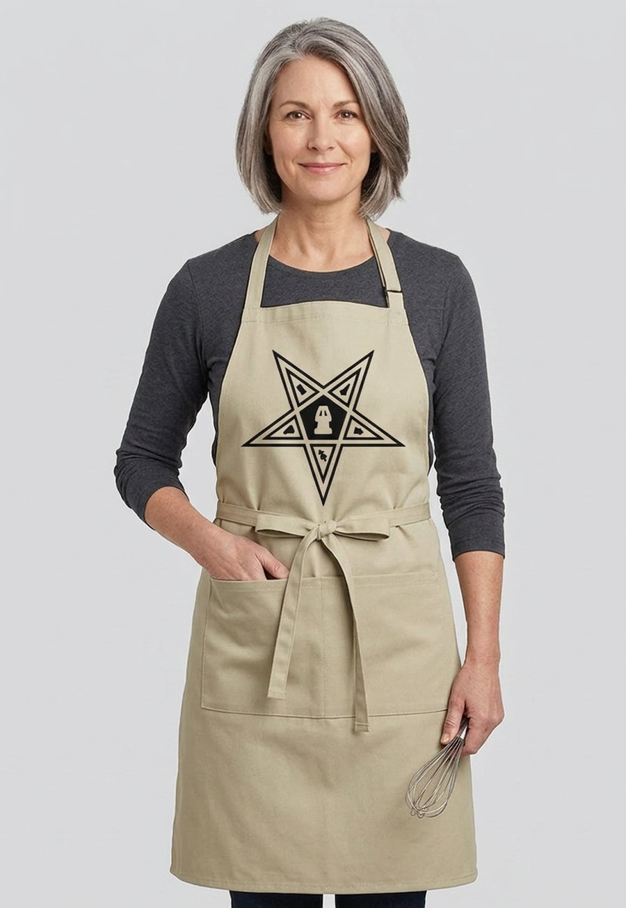 Order of the Eastern Star Masonic Cooking Kitchen Apron