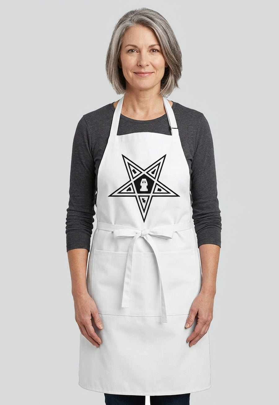Order of the Eastern Star Masonic Cooking Kitchen Apron