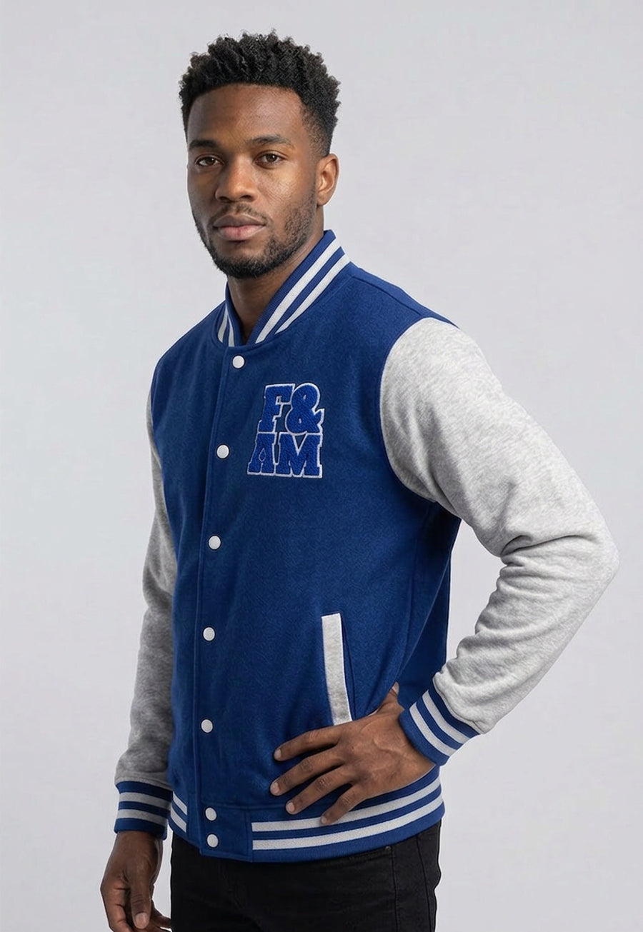 F&amp;AM Heavyweight Letterman Jacket