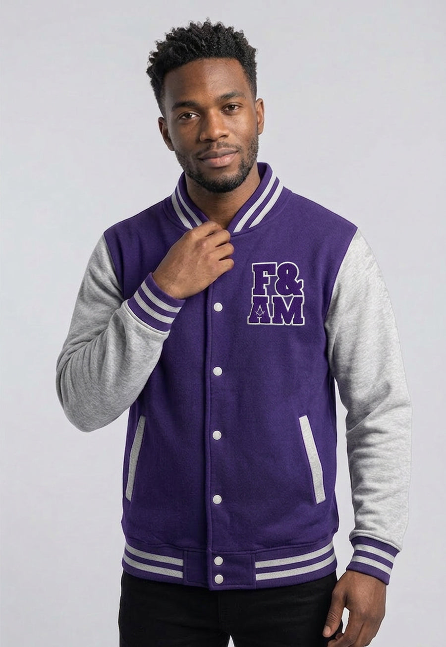 F&amp;AM Heavyweight Letterman Jacket