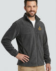 Embroidered Fleece Full-Zip Jacket
