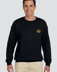 Embroidered Fleece Crew Sweatshirt