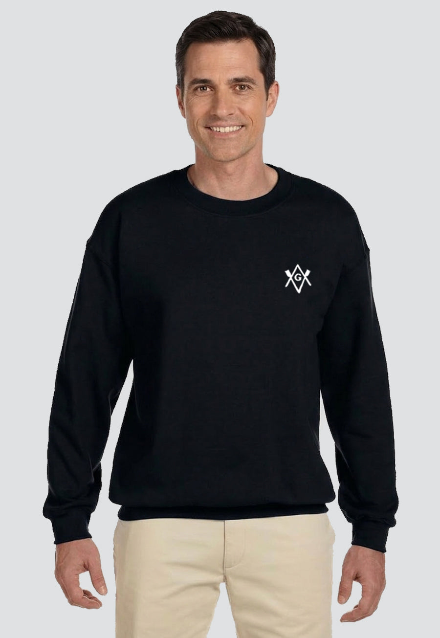 Embroidered Fleece Crew Sweatshirt