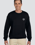 Embroidered Fleece Crew Sweatshirt