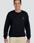 Embroidered Fleece Crew Sweatshirt