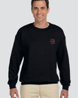 Embroidered Fleece Crew Sweatshirt