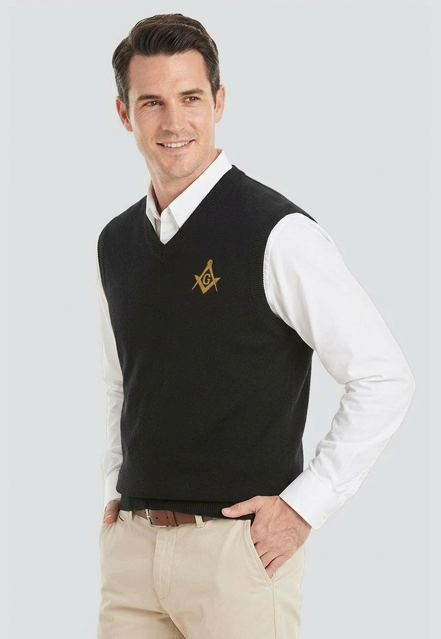 Embroidered Sweater Vest