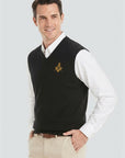Embroidered Sweater Vest