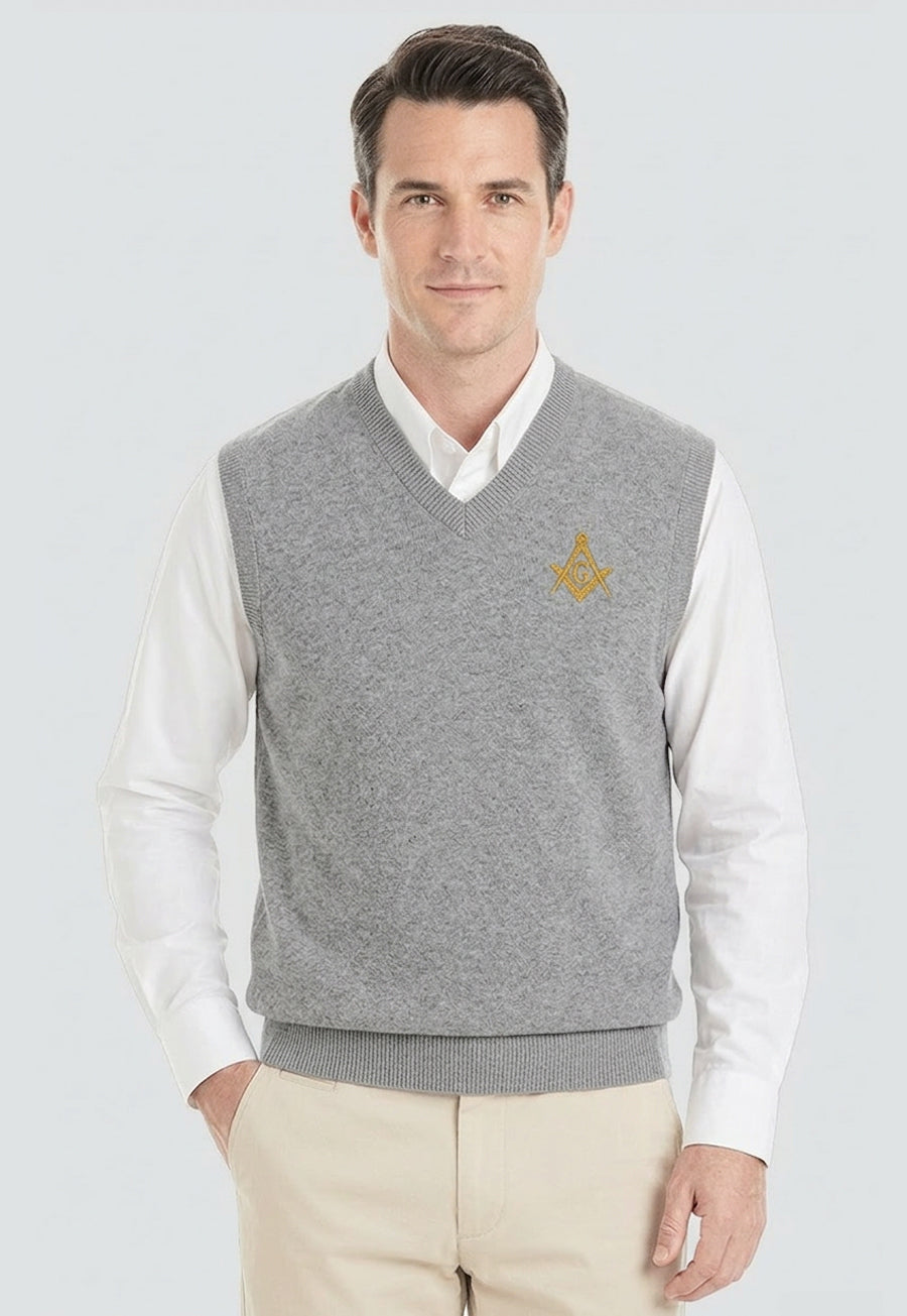 Embroidered Sweater Vest