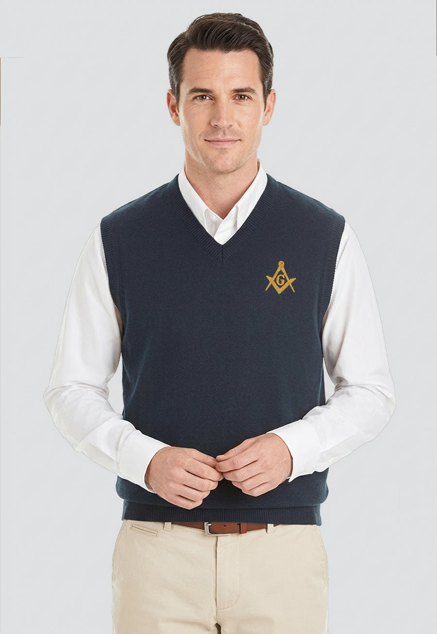 Embroidered Sweater Vest