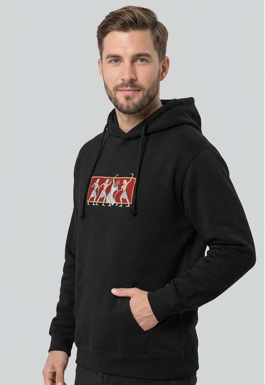 The 3 Ruffians Masonic Embroidered Hoodie