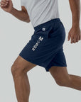 Men's Embroidered Cotton Gym Shorts