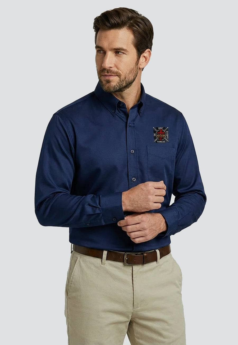 Knights Templar Long Sleeve Button-Down