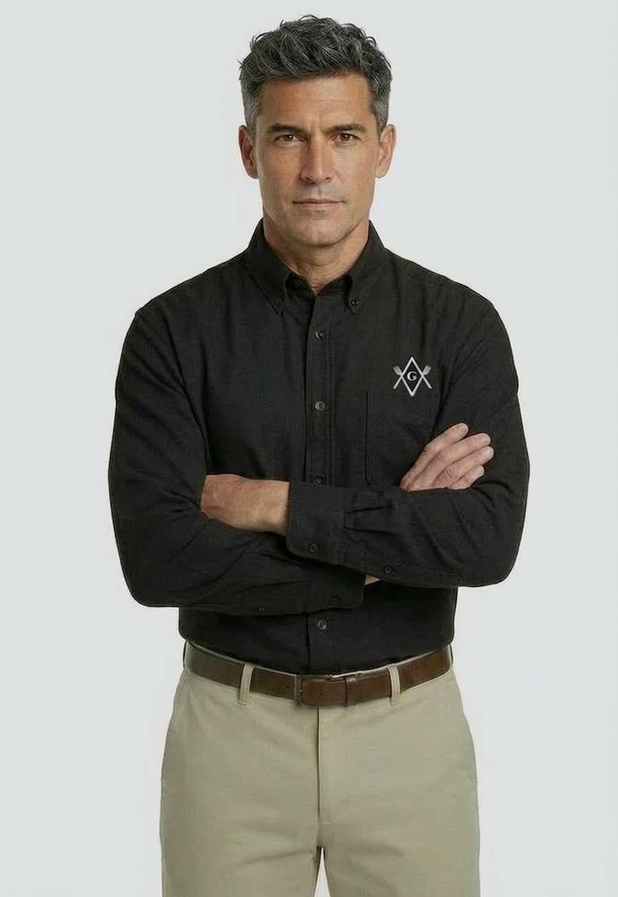 Knife &amp; Fork Mason Long Sleeve Button-Down