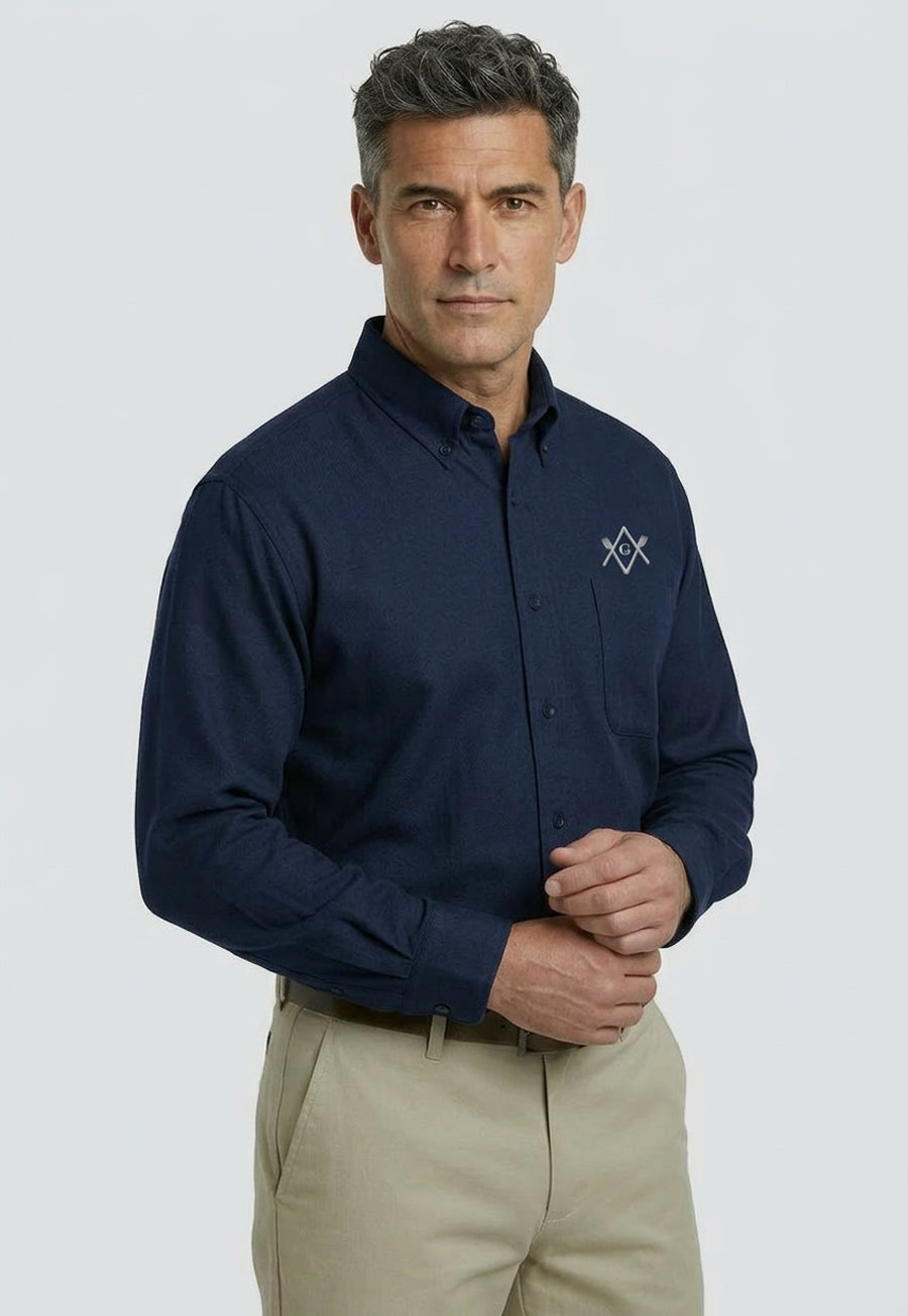 Knife &amp; Fork Mason Long Sleeve Button-Down
