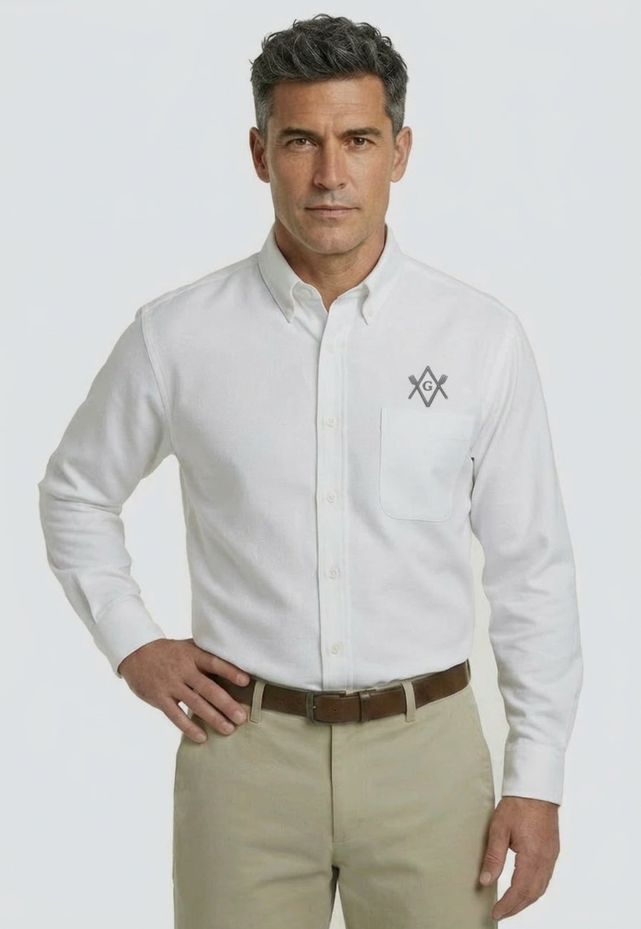 Knife &amp; Fork Mason Long Sleeve Button-Down