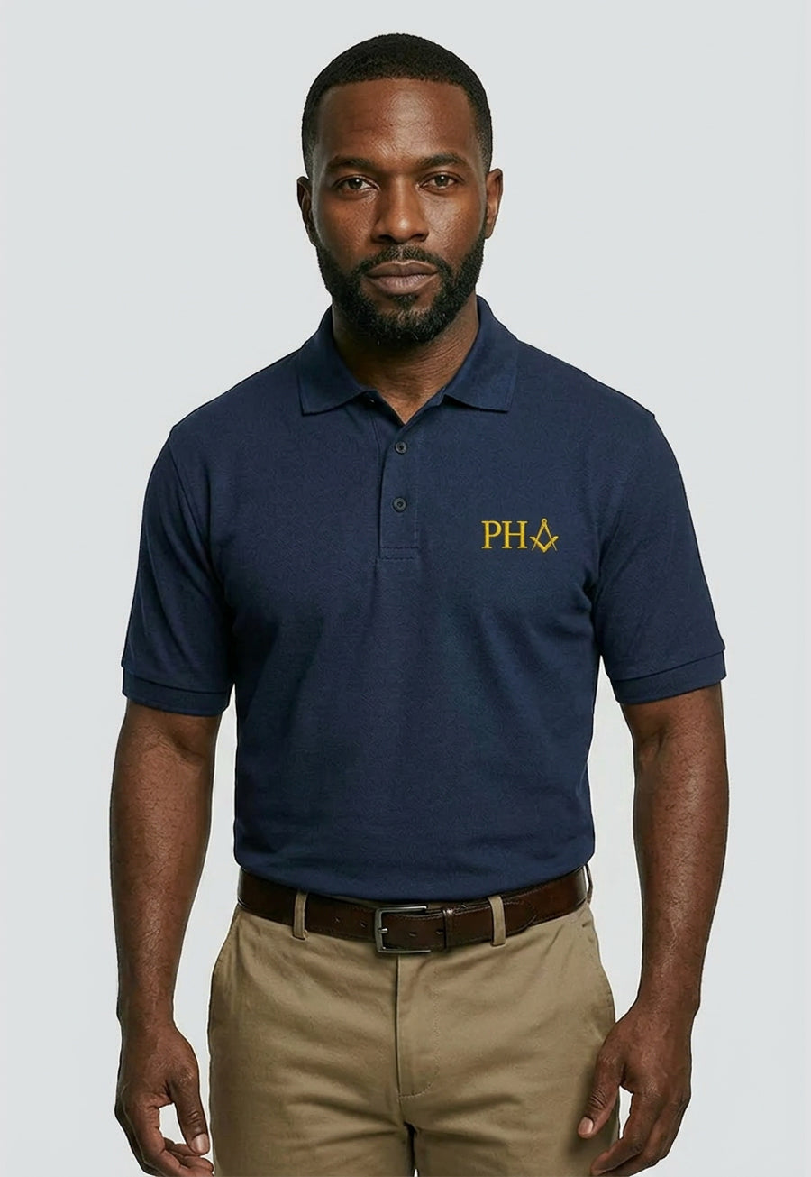 Gold Prince Hall Polo