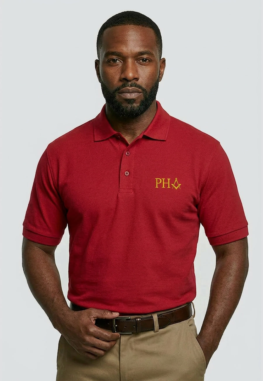 Gold Prince Hall Polo