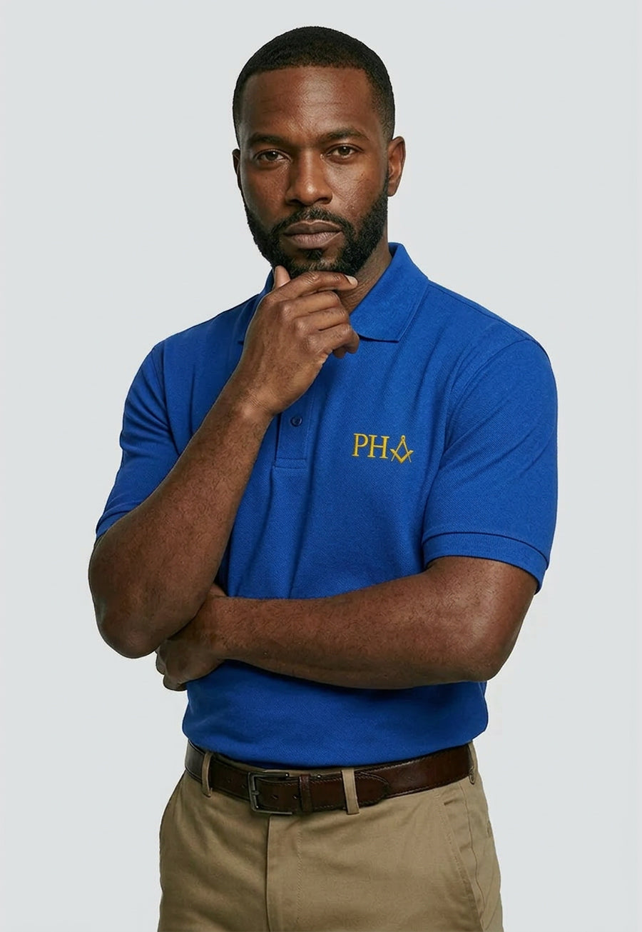 Gold Prince Hall Polo
