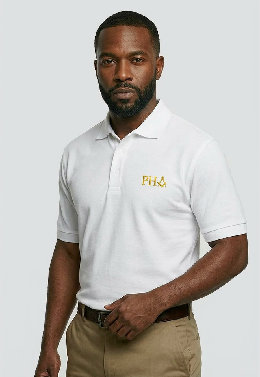 Gold Prince Hall Polo