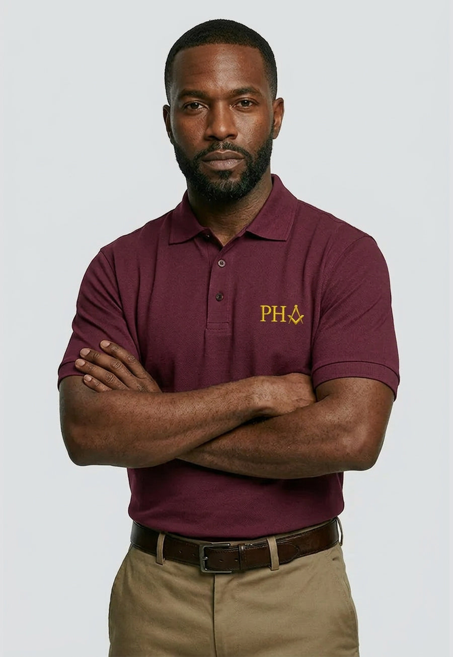 Gold Prince Hall Polo