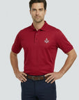 Silver Square And Compass Polo