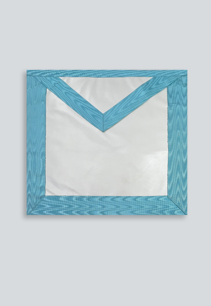 Basic Master Mason Masonic Apron - [Light Blue &amp; White]