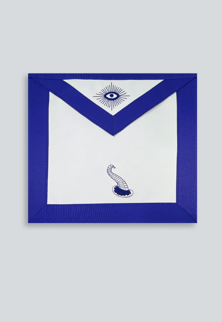 Steward Masonic Officer Apron - [Blue &amp; White]