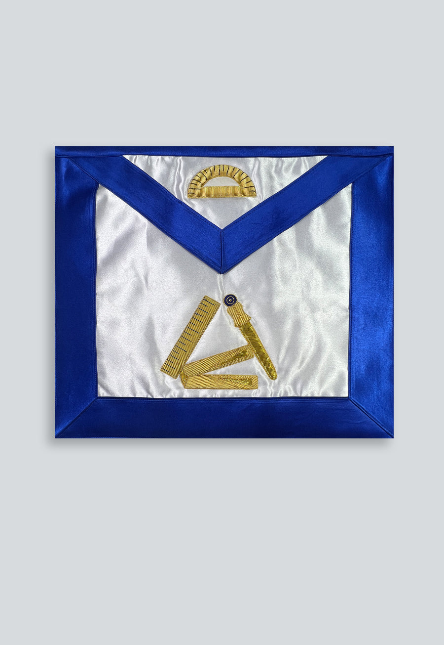 12th Degree Scottish Rite Masonic Apron - [Blue & Gold]