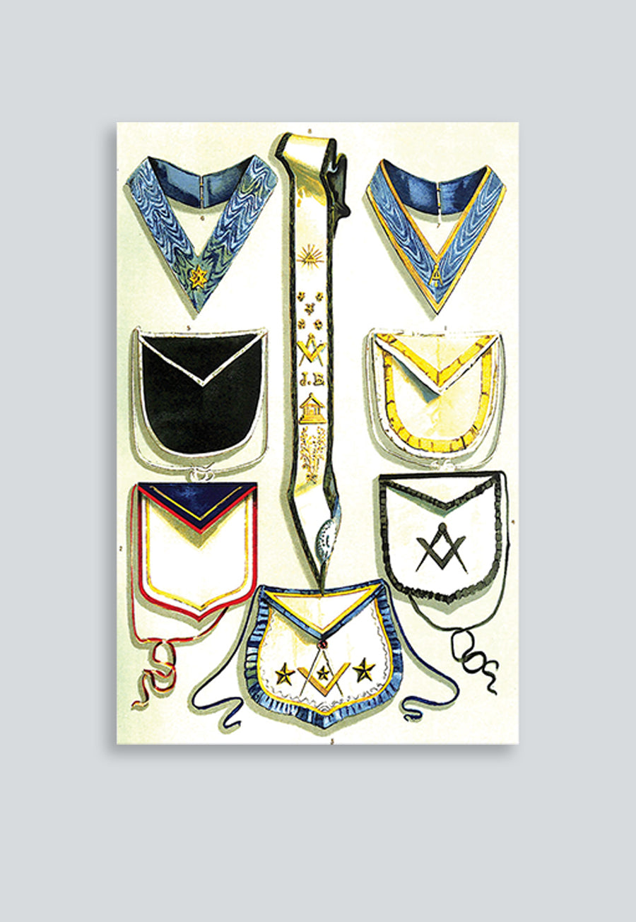 Grand Orient of the Netherlands Masonic Regalia Poster