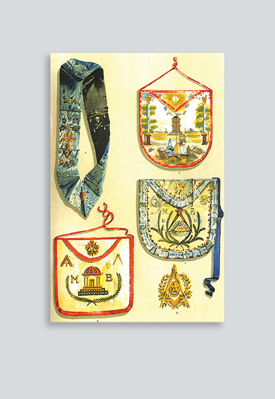 Grand Orient of France Masonic Regalia Poster
