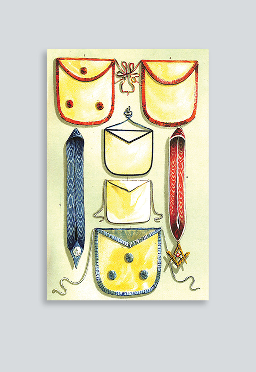 Grand Lodge ''Alpina'' Switzerland Masonic Regalia Poster