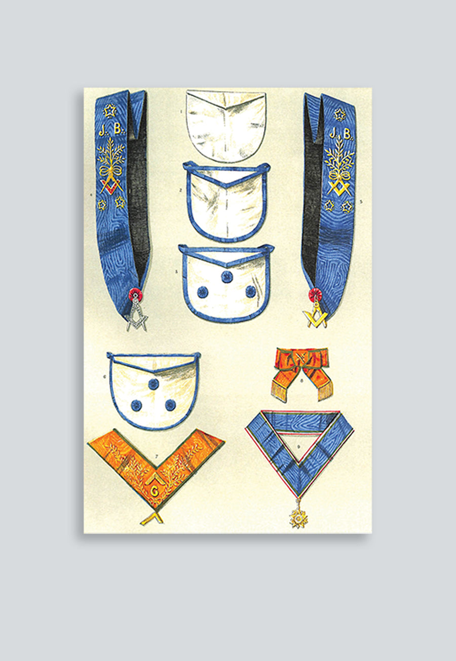 St. John's Grand Lodge of Hungary Masonic Regalia Poster