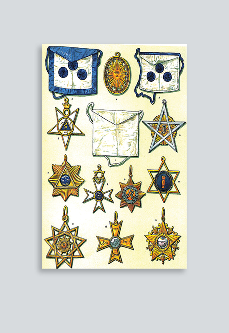 Grand Lodge ''Royal York of Friendship'' Berlin Masonic Regalia Poster