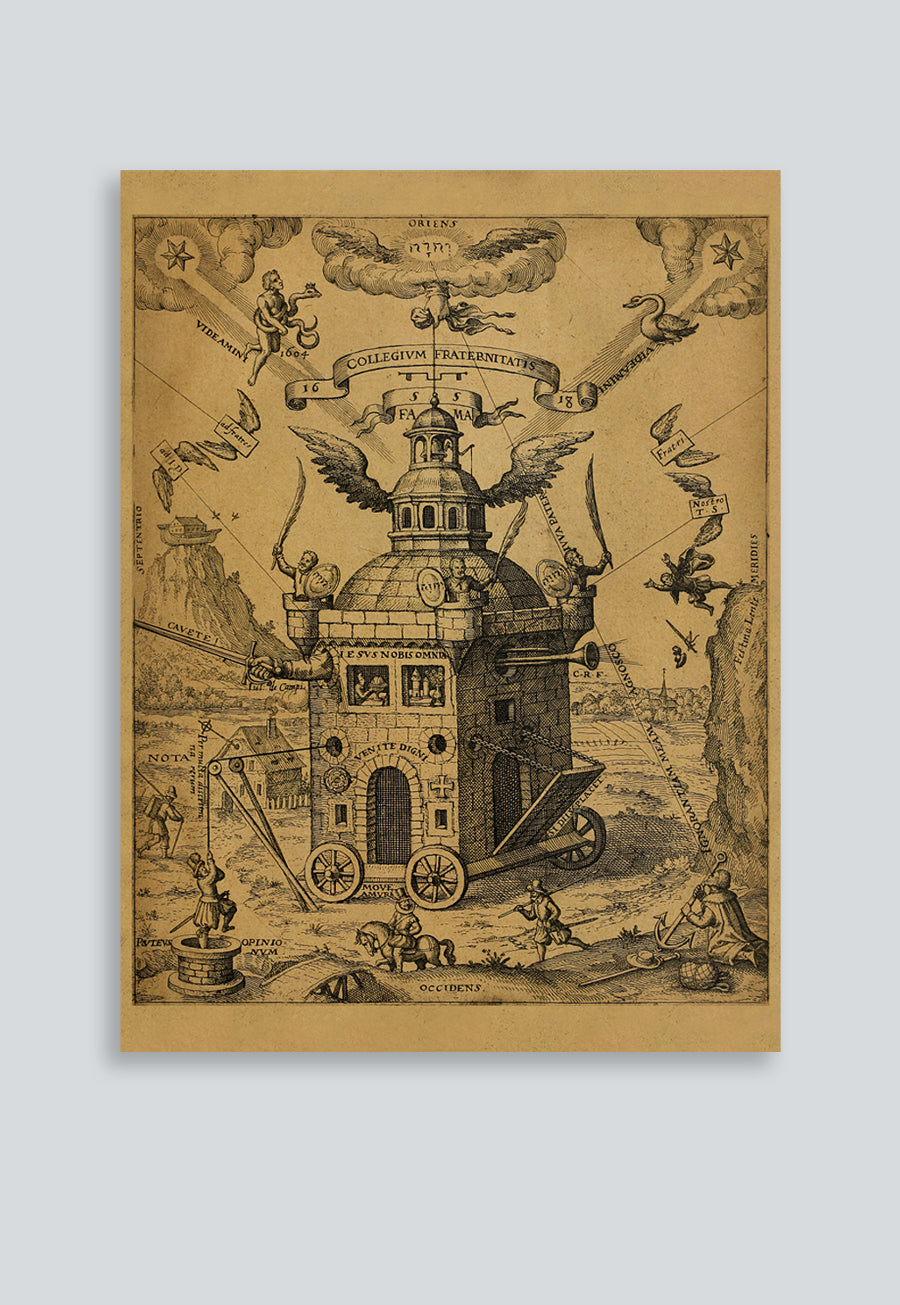Temple Of The Rosy Cross Poster