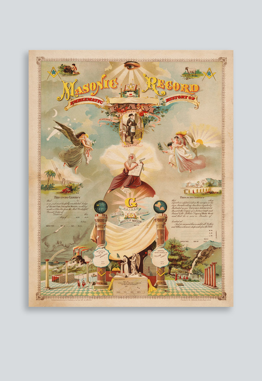 Masonic Record Poster
