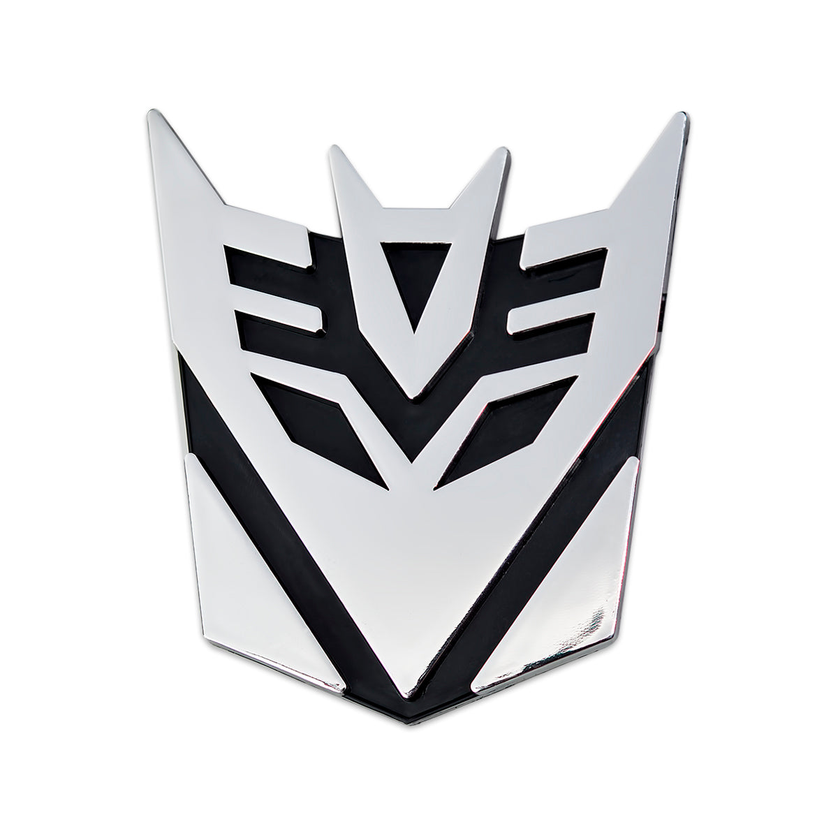 Transformer Decepticon Auto Emblem - [Chrome][5'' Tall]