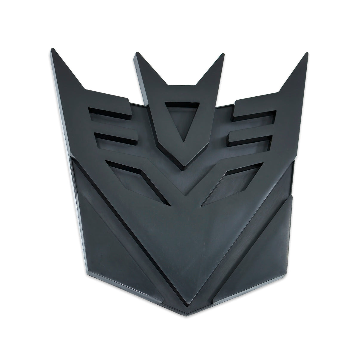 Transformer Decepticon Auto Emblem - [Black][5'' Tall]