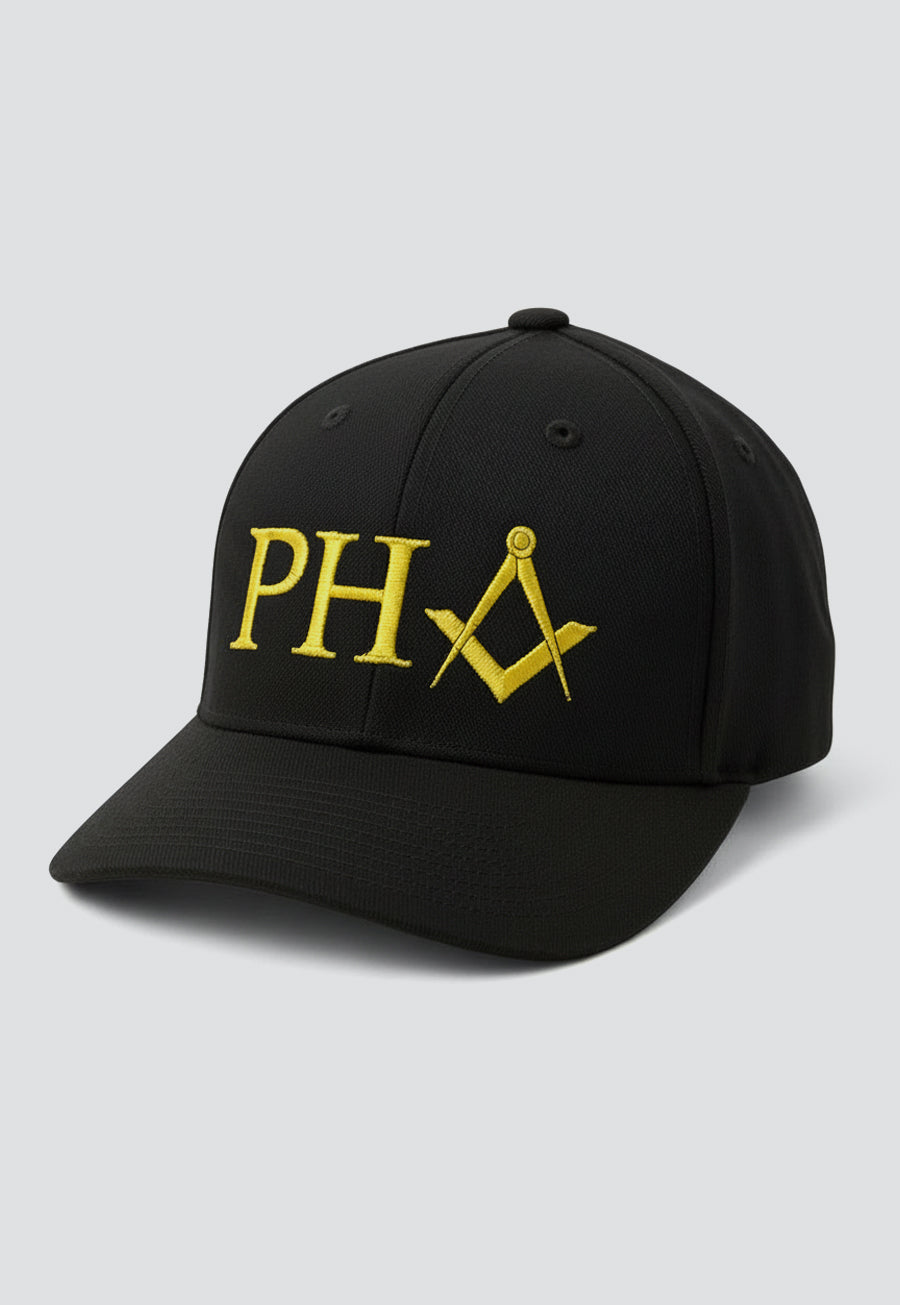 Prince Hall Embroidered Flexfit Adult Cool &amp; Dry Sport Hat