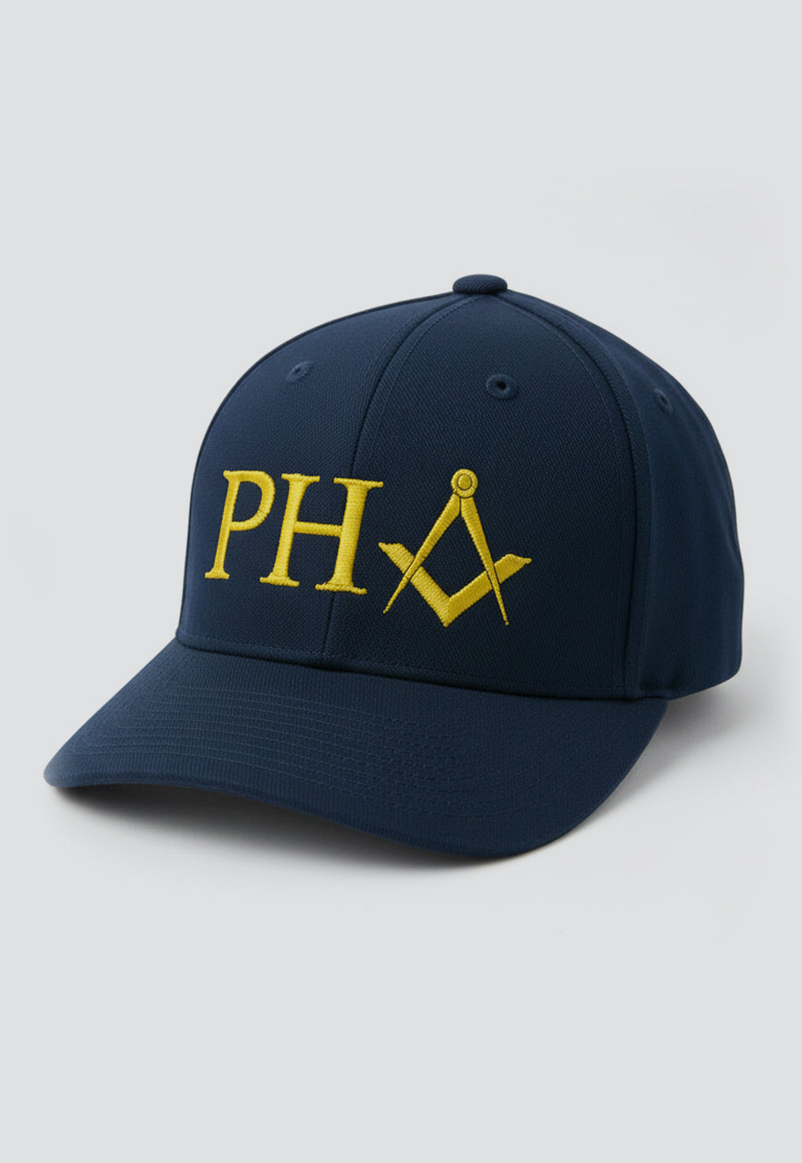 Prince Hall Embroidered Flexfit Adult Cool &amp; Dry Sport Hat