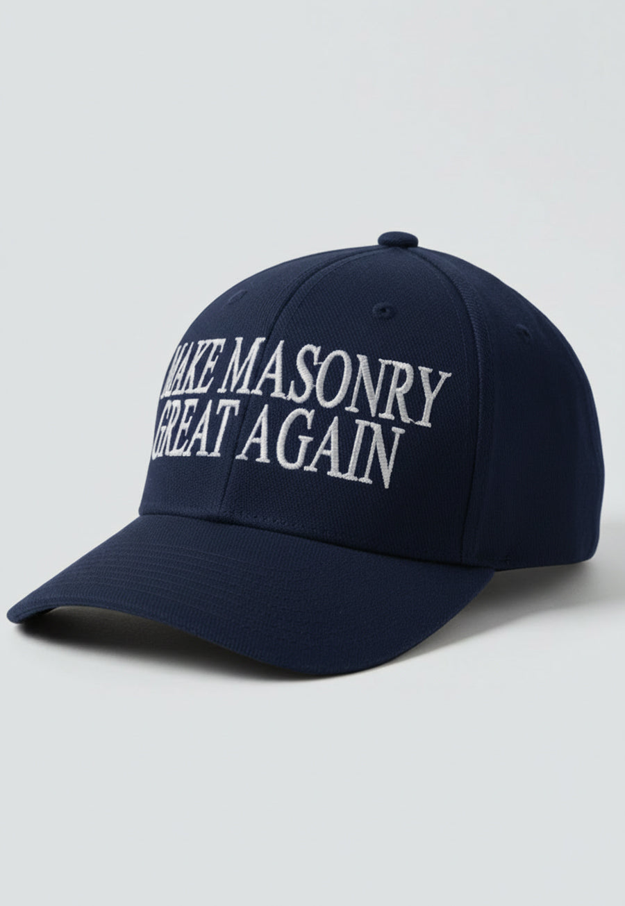 Parody Make Masonry Great Again Flexfit Adult Cool &amp; Dry Sport Hat