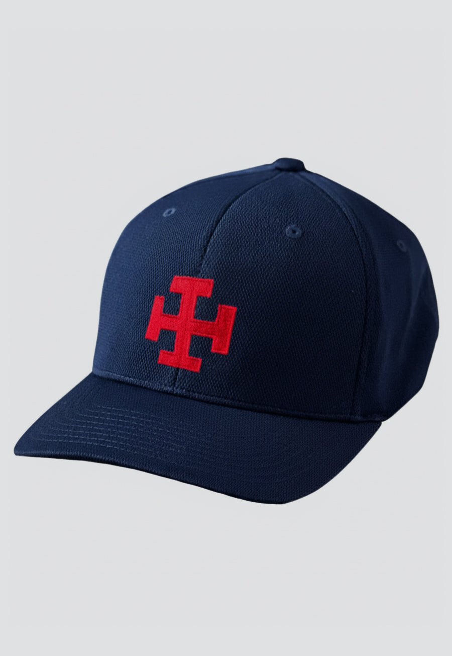 32nd Degree Cross Embroidered Masonic Flexfit Adult Cool &amp; Dry Sport Hat