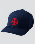 32nd Degree Cross Embroidered Masonic Flexfit Adult Cool & Dry Sport Hat
