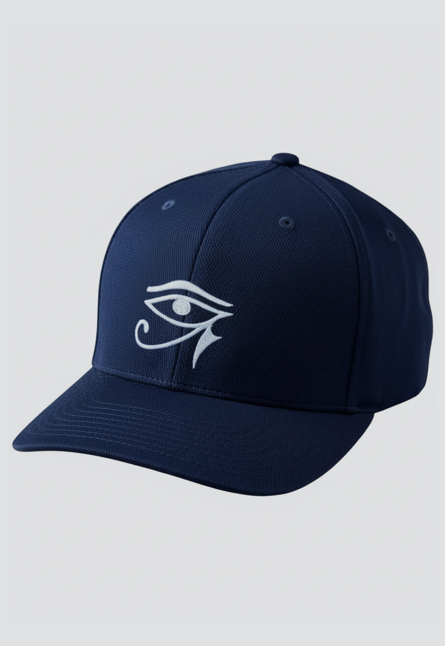 Eye of Ra Embroidered Masonic Flexfit Adult Cool &amp; Dry Sport Hat