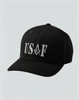 USAF Embroidered Masonic Flexfit Adult Cool & Dry Sport Hat