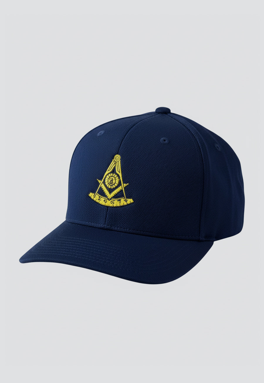 Past Master Embroidered Masonic Flexfit Adult Cool &amp; Dry Sport Hat
