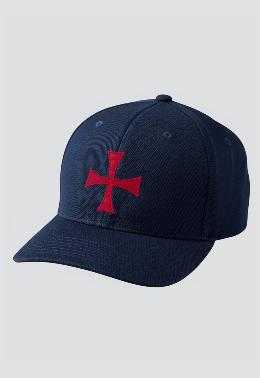 Knights Templar Masonic Flexfit Adult Cool &amp; Dry Sport Hat