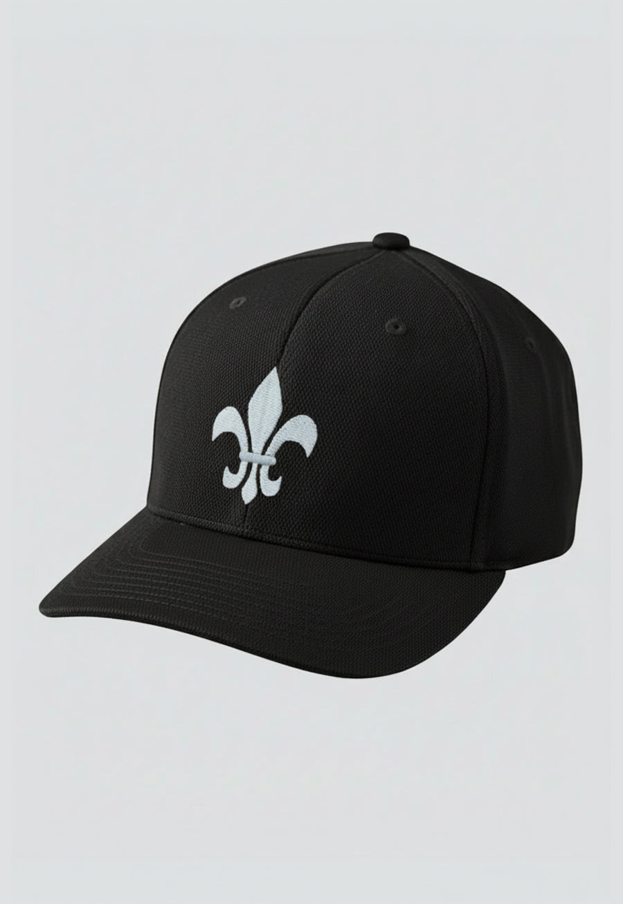 Fleur De Lis Masonic Flexfit Adult Cool &amp; Dry Sport Hat